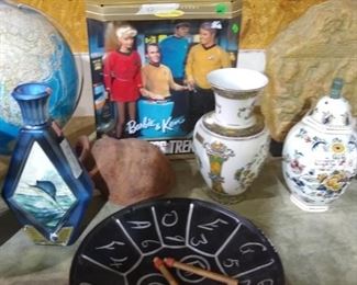 Ken/Barbie Star Trek $8 Steel Drum $15 