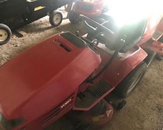 Toro riding lawn mower