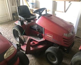Toro riding mower ( two available)