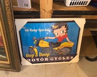 Betty boop wall art 