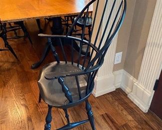 Warren Chair Works set of 8 Windsor dining chairs