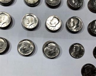 JFK Half Dollar Coins