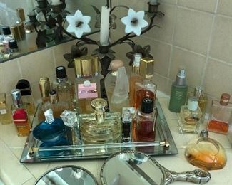 Vanity Mirrors and Perfume Collection