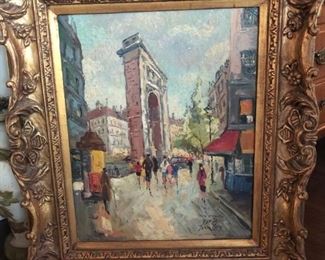 Original Oil Painting
PORTE ST MARTIN PARIS JEAN ODY