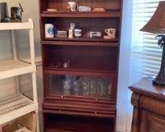 3- Five stacks modern attorney bookcases 	$ 295
