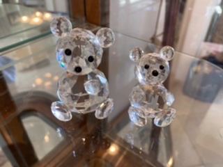 $24 Swaroski set of teddy bear 