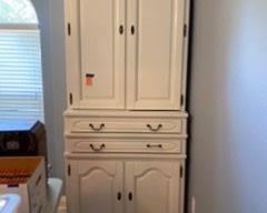 $250 Tall cabinet great for crafts, sewing...