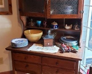 Antique bakers cabinet 
