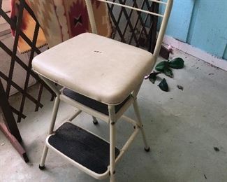 Vintage step chair $25