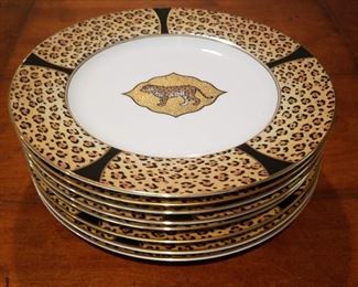 Lynn Chase - Amazonian Jaguar. Dinner plates