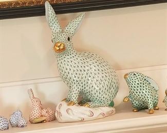 Collection of Herend figurines