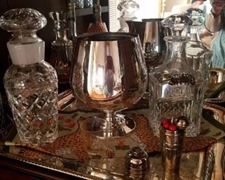Lots of Barware and Entertaining pieces