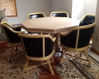 Poker Table and Chairs