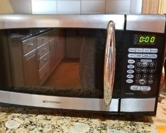 Microwave plus other small kitchen appliances and accessories