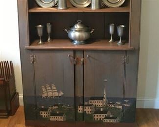 Phipps & Wynne handcrafted ,handpainted cupboard