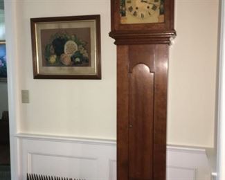 Antique tall case clock