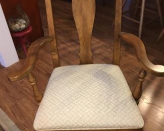 Arm chair to set of 6 chairs