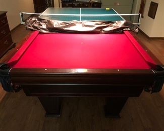 Brunswick Ventura Pool table with ping pong table and all accessories