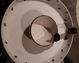 "Barefoots" by Jeff Fleming Chip and dip set 