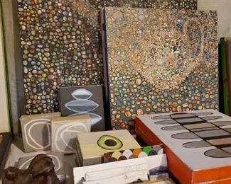 Original abstract paintings, Hudson Valley artist