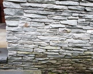 Sample project of narrow cultured stone from small pile in basement (not the stones in the boxes)