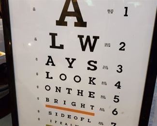Any Monty Python fans out there? Fun framed poster "Always Look on the Bright Side of Life" 