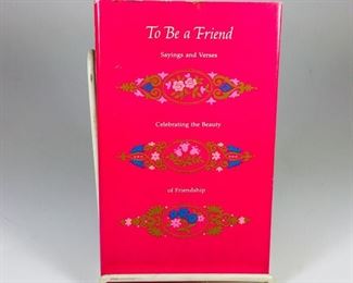 To be a friend 1970's $8.00