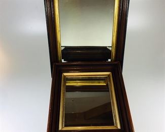 Walnut mirrors, great condition. Larger one $45, Med $35 (bottom of 2).