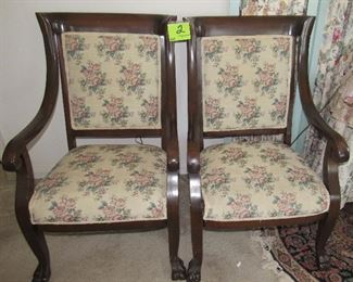 Lot 2 - Danish Modern Mid Century Vintage Floral Lounge Arm Chair $260.00