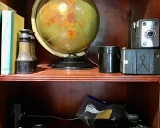 Lighted Globe, camera items