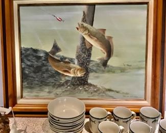 Fish Dishes & art 