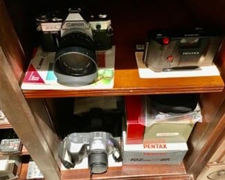 More cameras and lenses