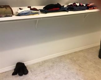 Boots, sweaters, purse