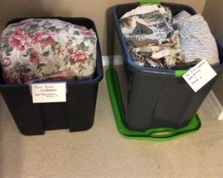 Sheets, bedding, curtain /valance panels