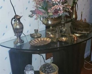 entry table brass