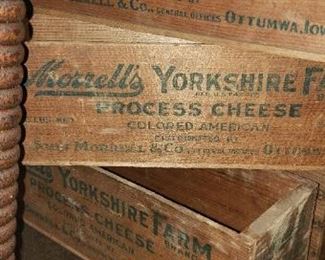 cheese boxes vintage