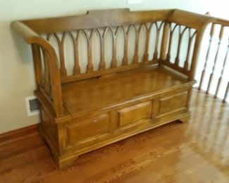 Gothic style bench
