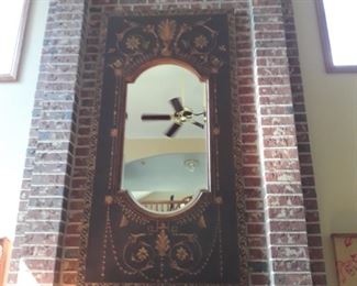 Decorative  panel with mirror