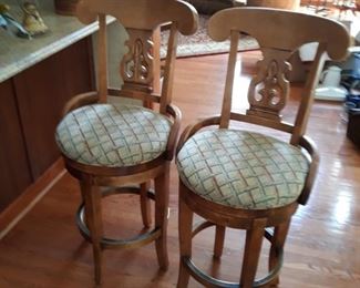 Same style on bar stools