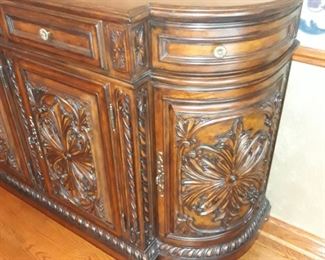 Detail of the buffet