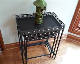 Stacking nesting tables