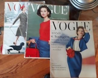 Vintage Vogue magazines 