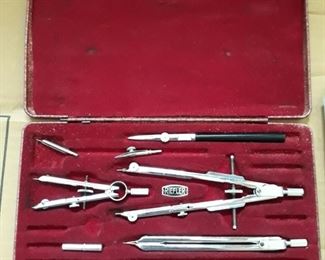 Bintage drafting  instruments 