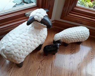 Larger scale ceramic sheep