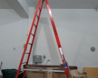 12 foot Werner  scissors ladder.