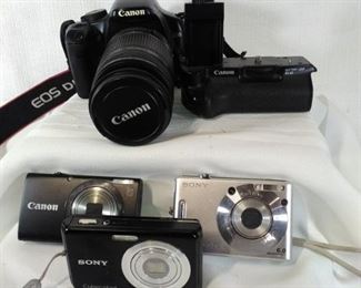 canon eos and pocket cameras