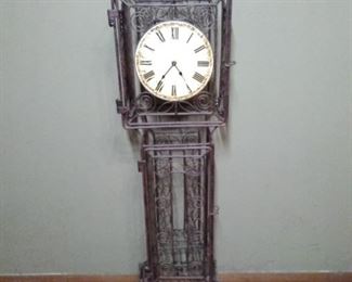 decorative iron clock