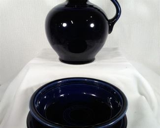 Fiestaware navy blue collection