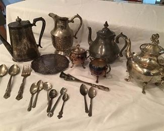 Assorted Silver Serving Pieces I