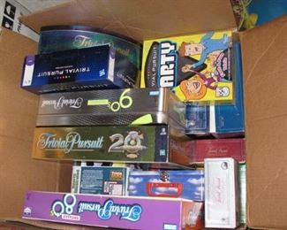 Assorted games, mostly trial pursuit